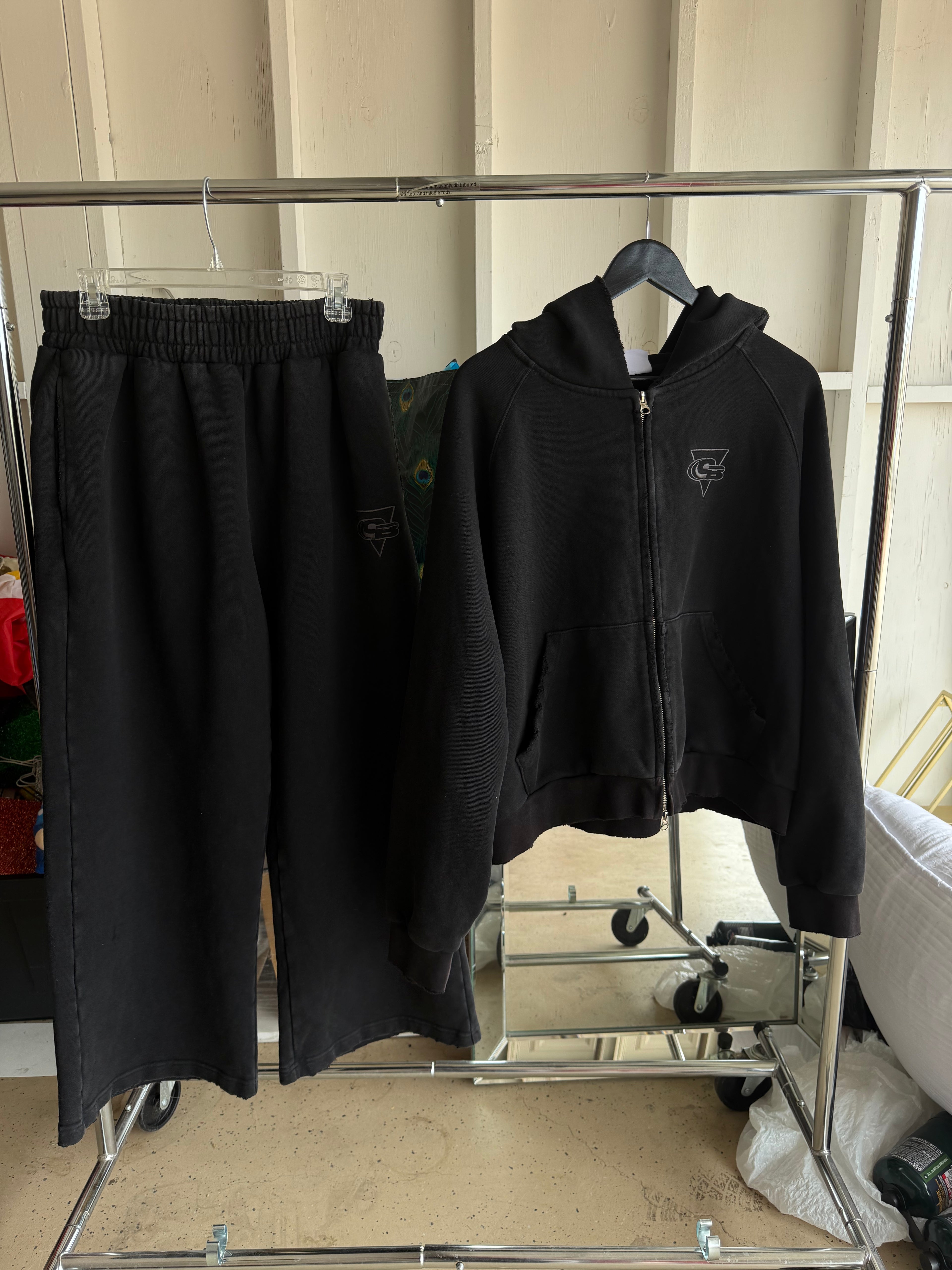 Black Zip-Up